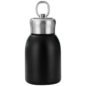 Premium 300ml Mini SS Flask - Black